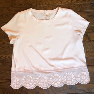 Light pink blouse
